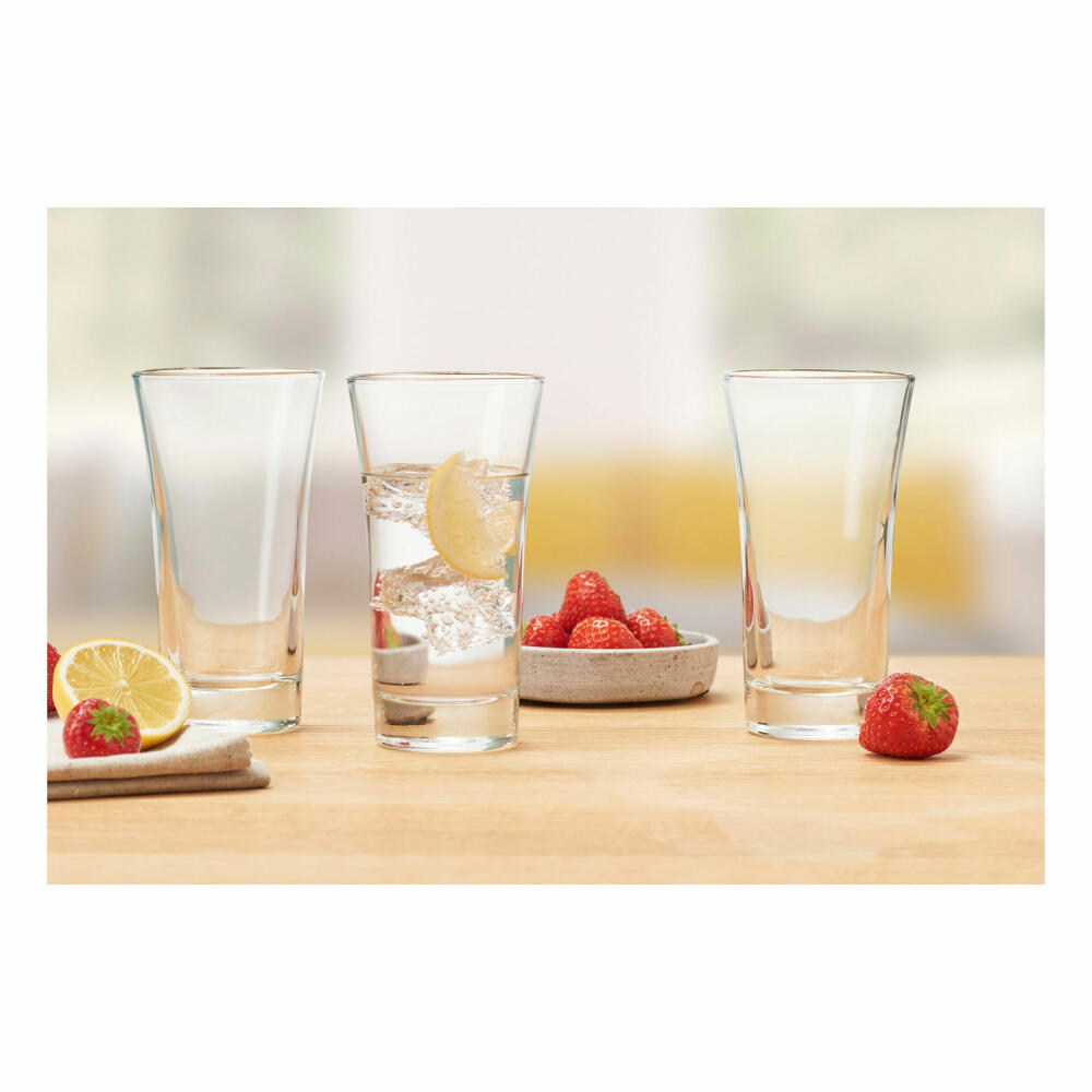 montana: :pure drinking glass, set of 3, long drink glass, long drink cup, drinking glass, water glass, 290 ml, 042375