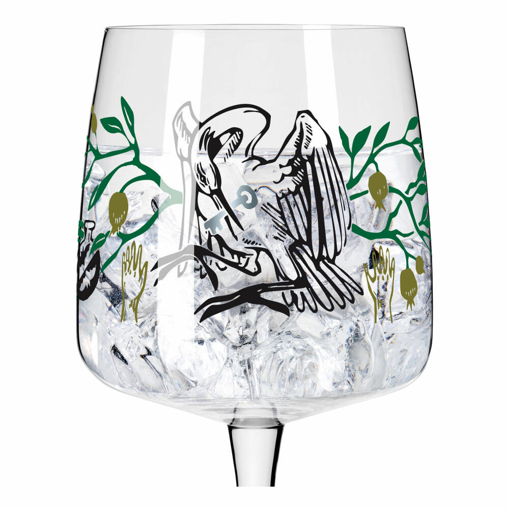 Ritzenhoff gin mug Fabelkraft Gin 003, gin glass, Karin Rytter, crystal glass, 700 ml, 3458003