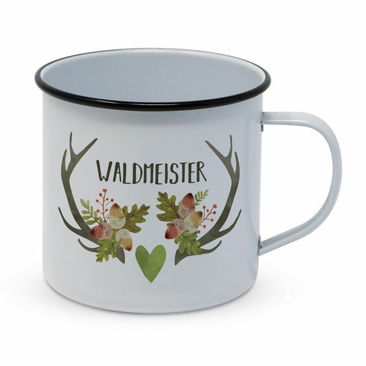 PPD Waldmeister Happy Metal Mug, mug, coffee mug, cup, metal, 500 ml, 180001168