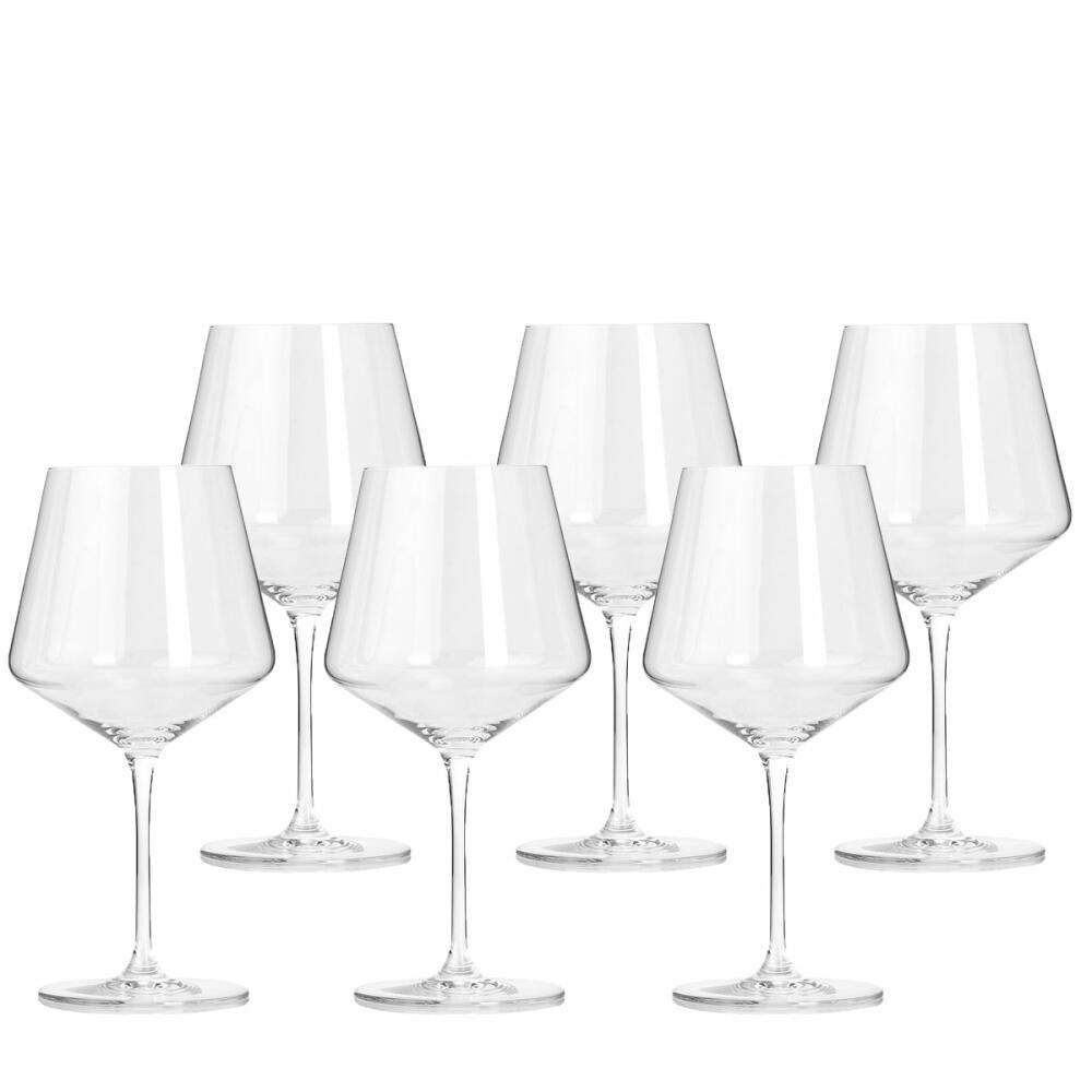 Leonardo Puccini Burgundy Set of 6, Red Wine Glass, Stem Glass, Glass, 150 ml, 14791