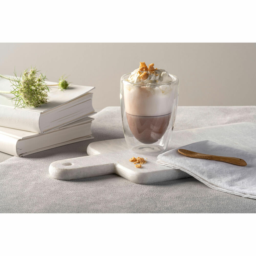 Leonardo double-walled mug Duo, set of 2, tea mug, mug, cup, double-walled, borosilicate glass, clear, 400 ml, 053061