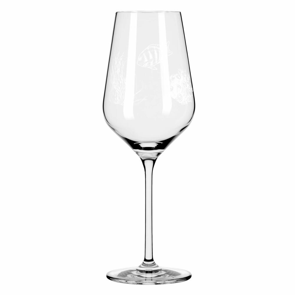 Ritzenhoff white wine glass set of 2 Oceanside 001, Romi Bohnenberg, crystal glass, 380 ml, 3821001