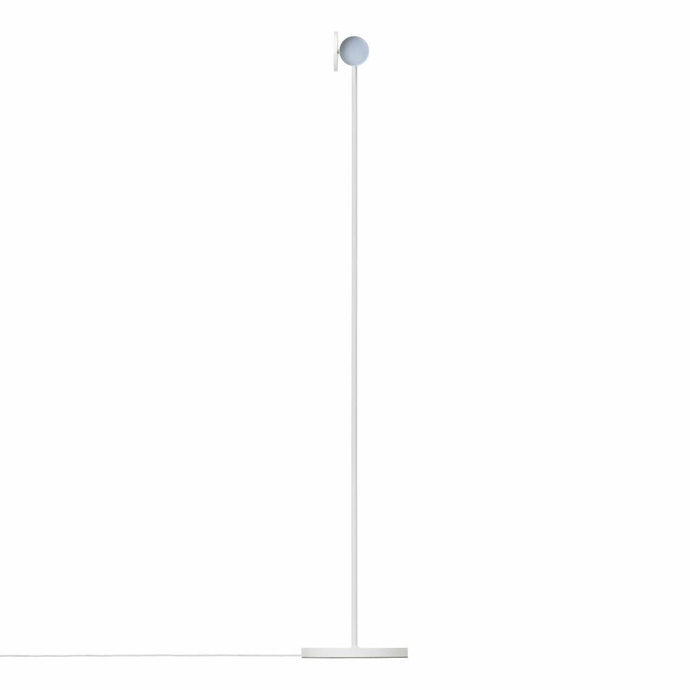 Blomus Standleuchte Stage L, Stehleuchte, Stehlampe, Aluminium matt pulverbeschichtet, Kunststoff, Lily White, 130 cm, 66183
