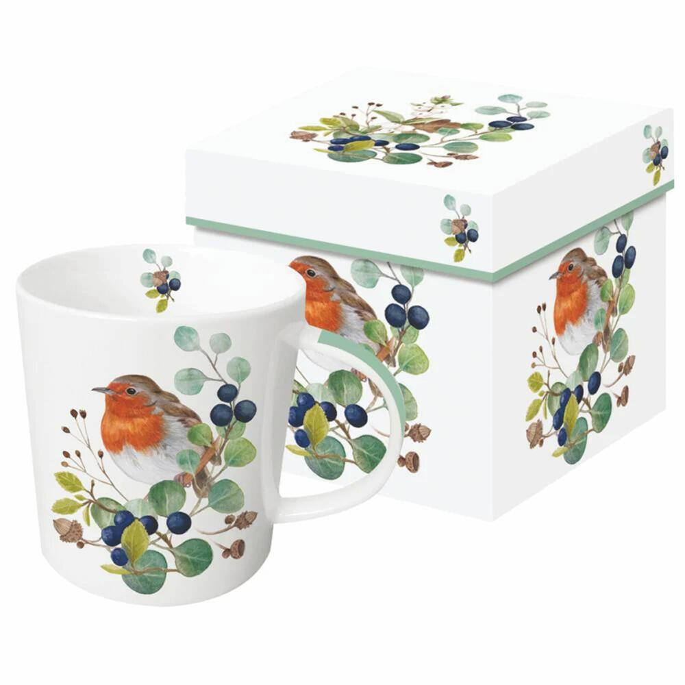 PPD Oiseau sur Branche Trend Mug, in gift box, mug, coffee mug, cup, New Bone China, 400 ml, 160302276