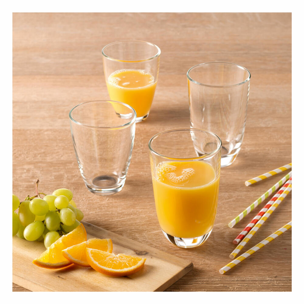 montana: :today drinking glass, set of 6, juice cup, water glass, juice glass, drinking cup, glass, 220 ml, 057399