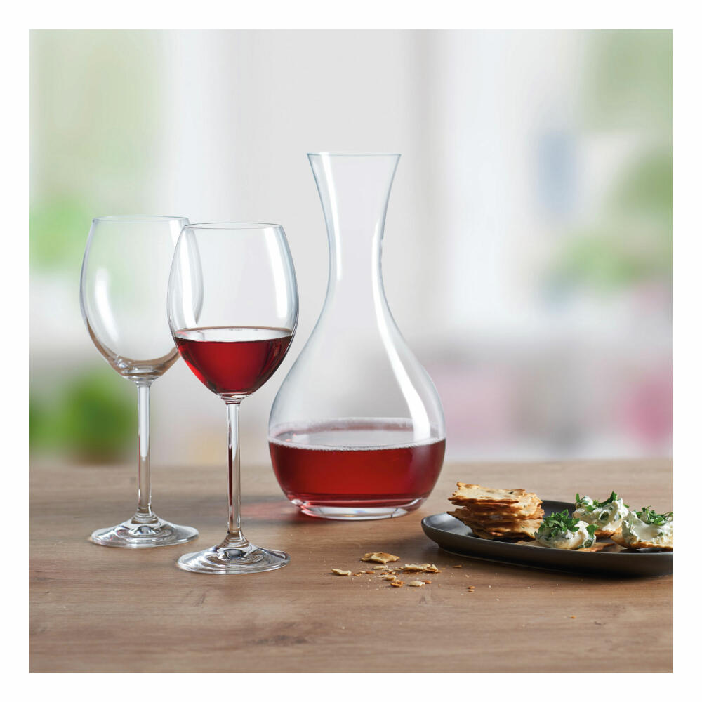 montana: :pure wine set, 3-piece, carafe, red wine glass, wine carafe, wine glass, red wine glass, 042795