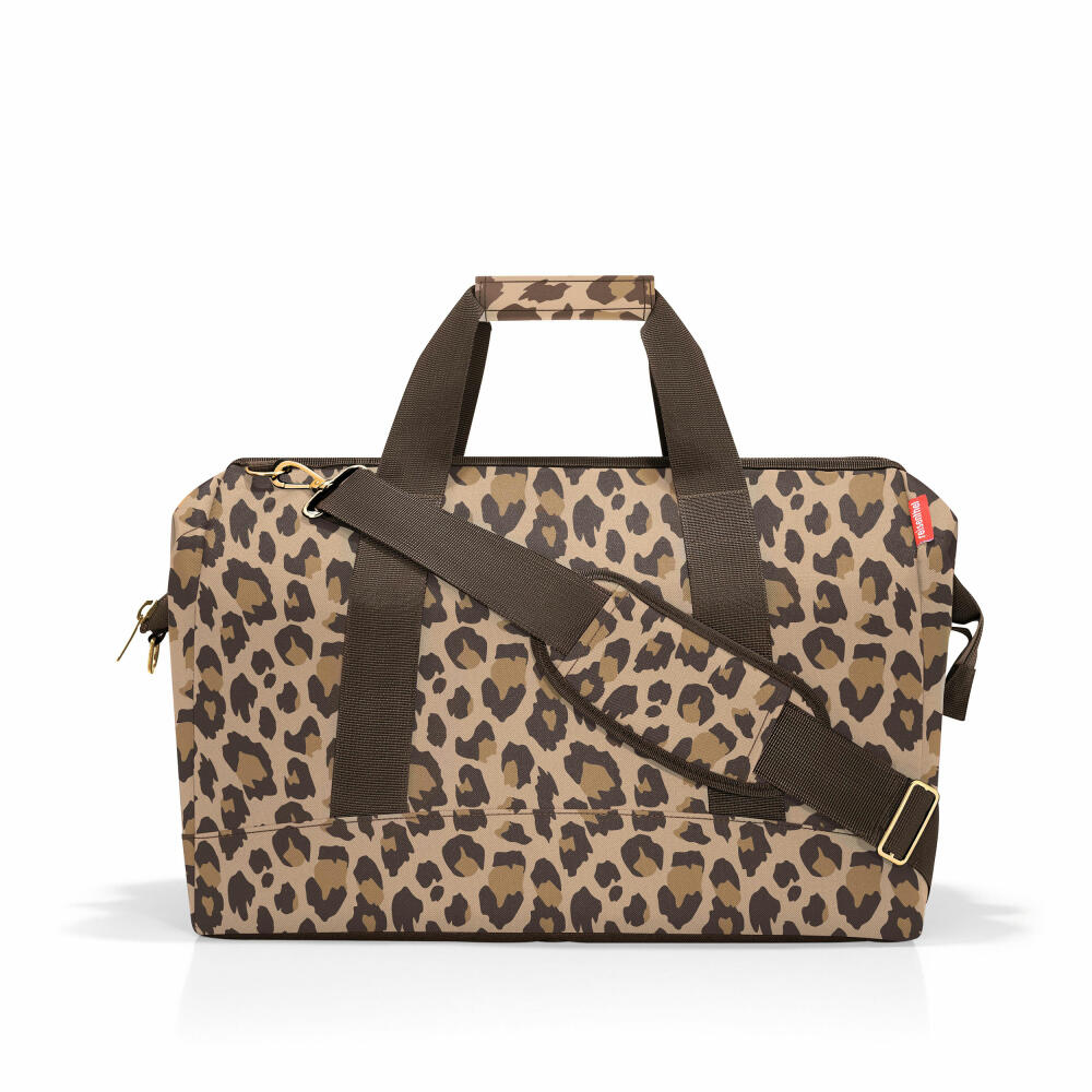 reisenthel allrounder L, travel bag, polyester fabric, Leo Macchiato, 30 L, MT6048