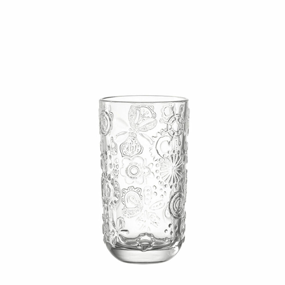 Leonardo Fiorita Longdrinkglas 6er Set, Cocktailglas, Becher, Eisboden, Glas, 270 ml, 14783