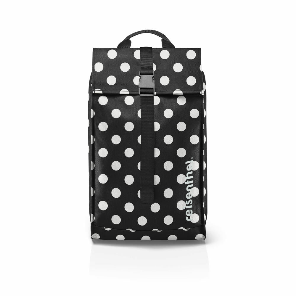 reisenthel citycruiser, Einkaufstrolley mit Tasche, Dots White, 40 L, MJ7073