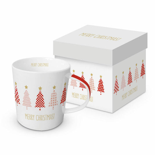 PPD Tree Parade Trend Mug, in Geschenkbox, Tasse, Teetasse, Kaffee Becher, 350 ml, 604207