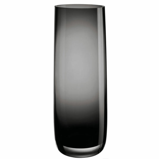 ASA Selection ajana Vase / Windlicht, Blumenvase, Dekovase, Glas, Grau Glänzend, H 29 cm, 88004009