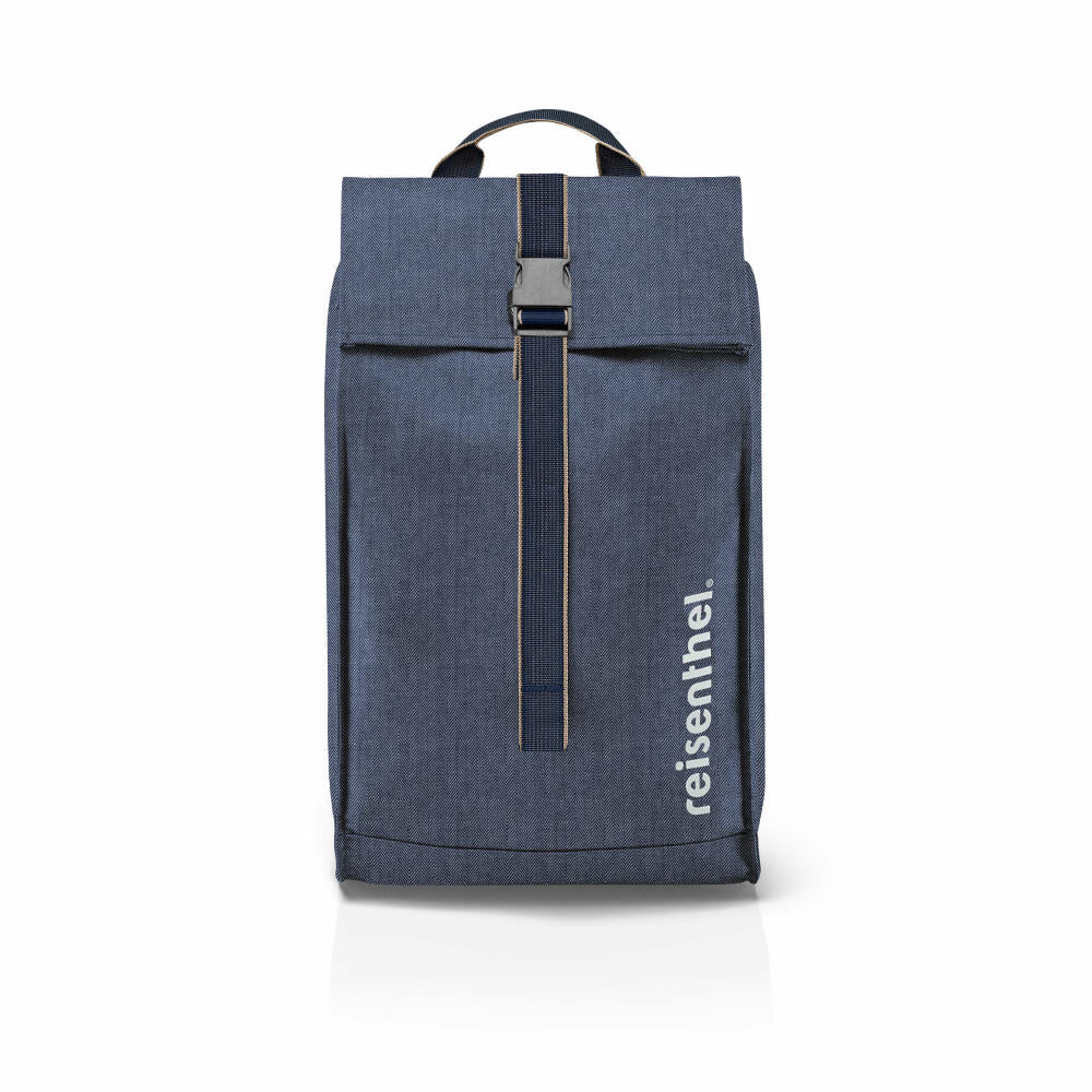 reisenthel citycruiser, Einkaufstrolley mit Tasche, Herringbone Dark Blue, 40 L, MJ4113