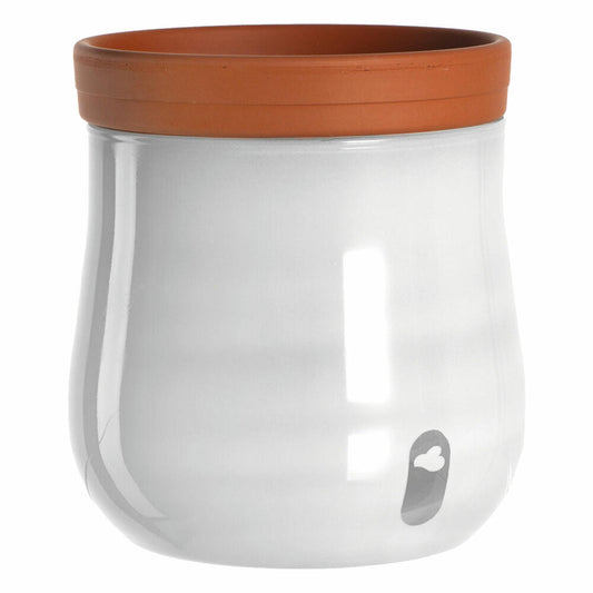 Leonardo Serra Pflanztopf L, 4er Set, Blumentopf, Blumen Topf, Pflanzentopf, Blumenkübel, Pflanzkübel, Weiß, 057776