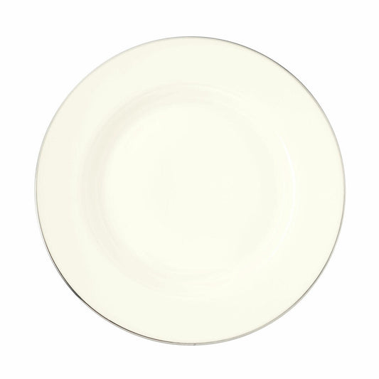 Königlich Tettau Saphir Frühstücksteller Rund, Teller, Kuchenteller, Porzellan, Argento, Ø 21.1 cm, 004.104544