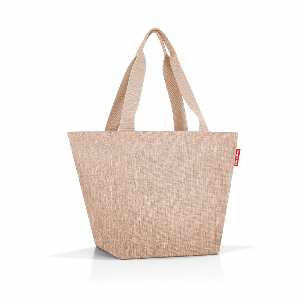 reisenthel shopper M, shopping bag, carrying bag, shoulder bag, bag, polyester fabric, Twist Coffee, 15 L, ZS6041