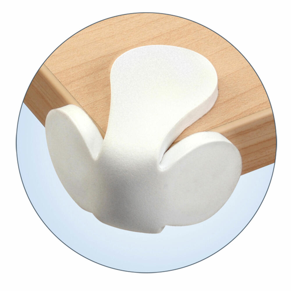 reer Eckenschutz Leuchtend, 2er Set, Ecken Schutz, Stoßschutz, Kindersicherung, Kinder Sicherung, 8398 B