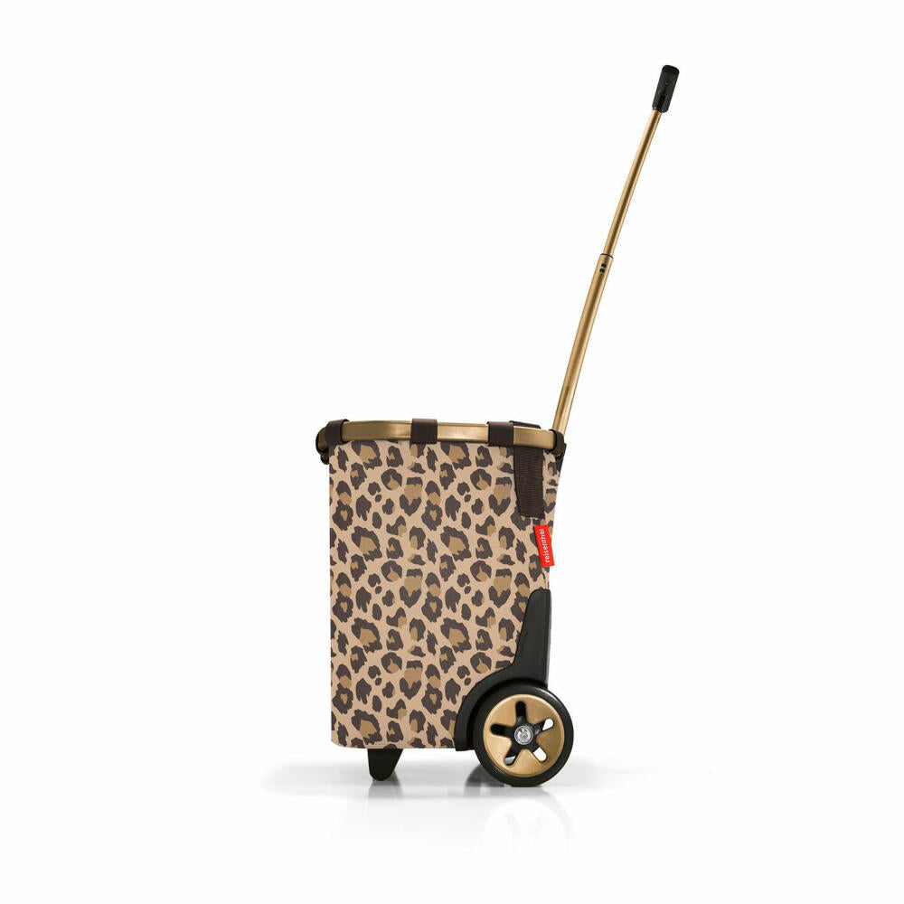 reisenthel carrycruiser, shopping trolley, polyester fabric, Frame Leo Macchiato, 40 L, OE6047