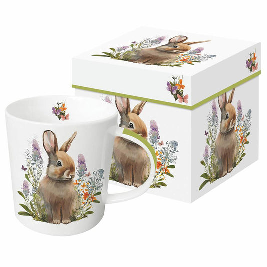 PPD Belle Bunny Trend Mug, in Geschenkbox, Henkelbecher, Kaffeebecher, Becher, Tasse, New Bone China, 400 ml, 260302622
