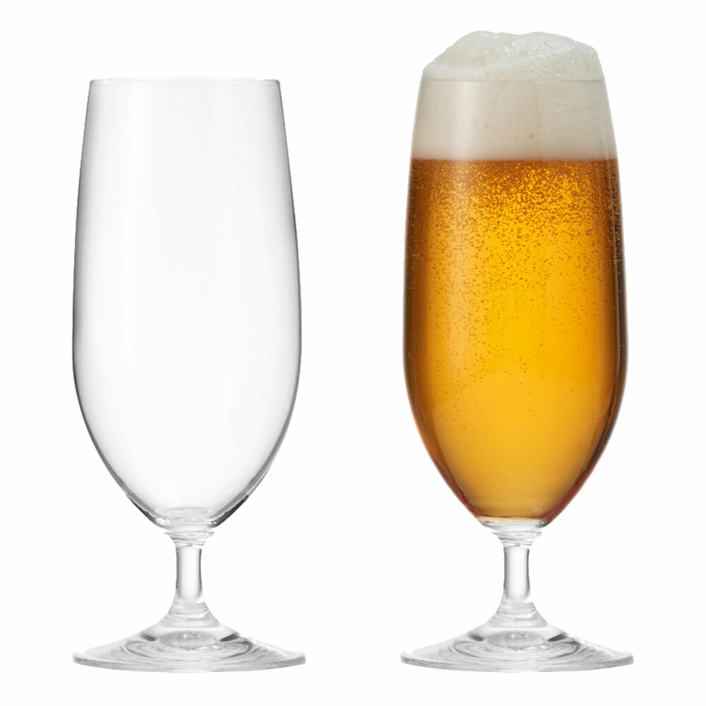 montana: :pure beer glass, set of 6, beer tulip, pilsner glass, beer mug, beer tulip, glass, 250 ml, 042389