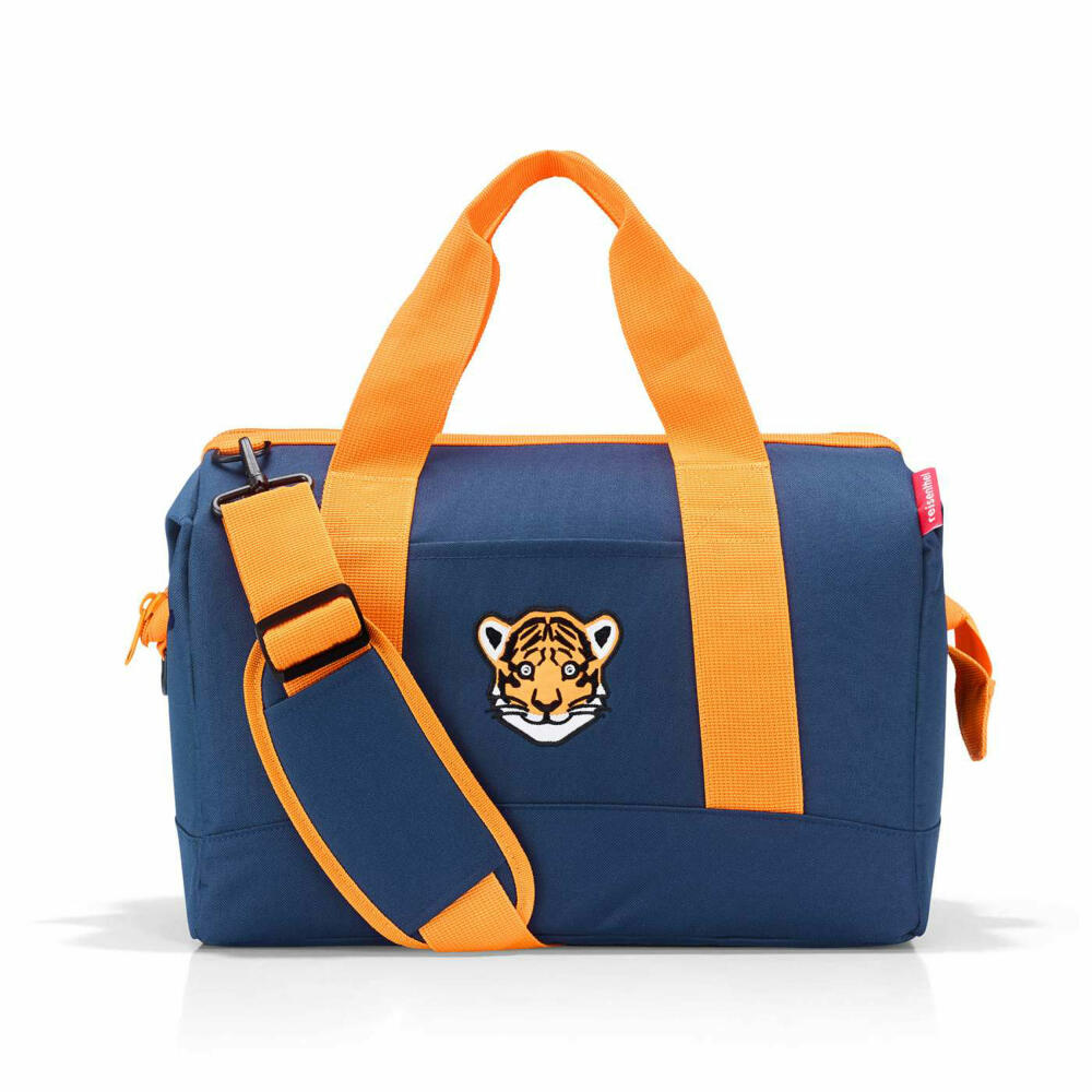 reisenthel allrounder M kids, travel bag, sports bag, shoulder bag, doctor's bag, bag, polyester fabric, Tiger Navy, 18 L, IX4077