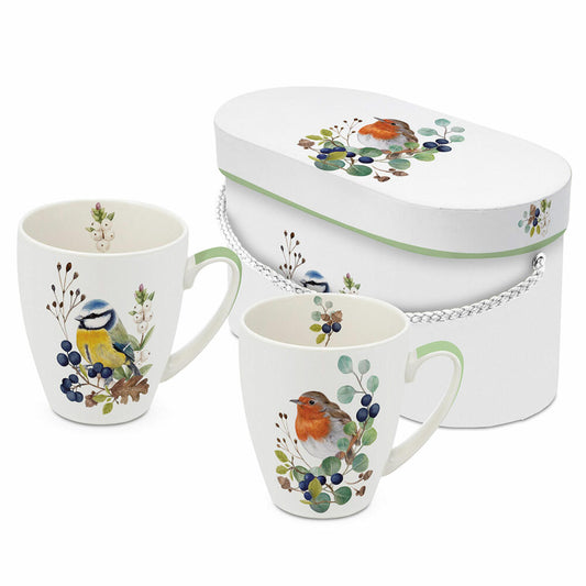 PPD Deux Oiseaux Mug Set, set of 2, mug, coffee mug, cup, in gift box, New Bone China, 350 ml, 160102509