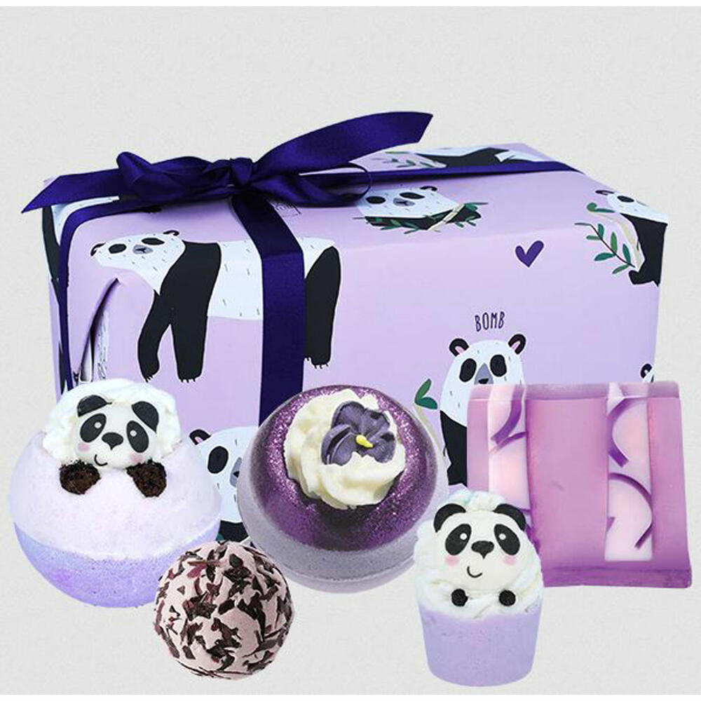 Bomb Cosmetics Bade-Geschenkset 5-tlg. Panda Yourself, Badebomben, Seife, Bunt, GPANYOU04