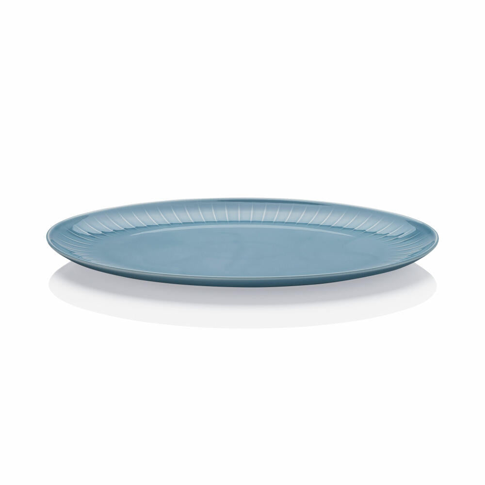 Arzberg Platte Joyn Denim Blue, Servierplatte, Porzellan, Blau, 38 cm, 44020-640211-12738