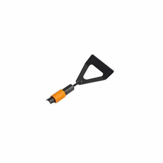 Fiskars QuikFit Jätschuffel Dutch Hoe, Unkraut Entferner, Jäter, Werkzeugkopf, Gartenzubehör, Stahl, Schwarz / Orange, 12.5 cm, 1000676