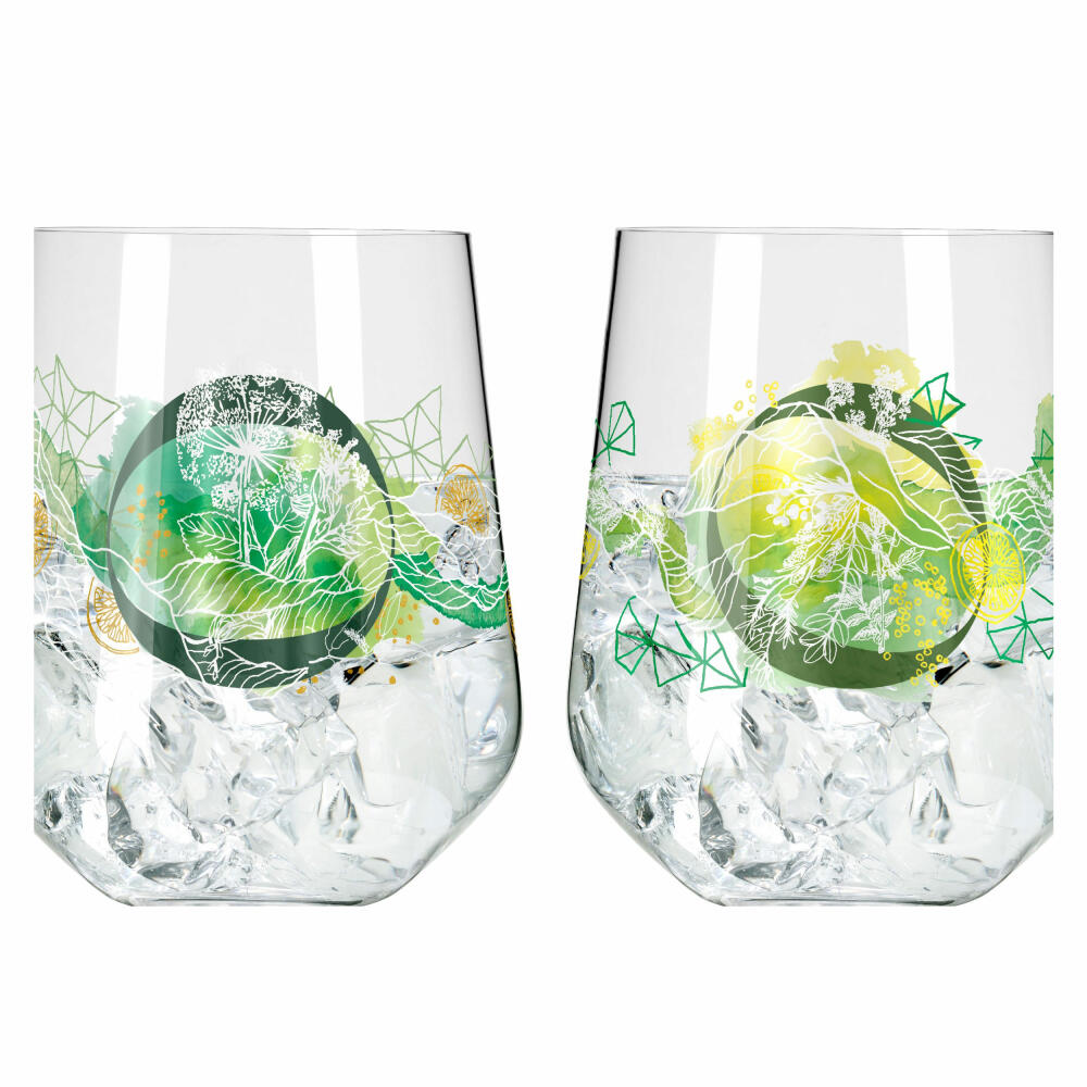 Ritzenhoff Ginglas set of 2 Botanic Lights 001, Heike Zuschke, crystal glass, 710 ml, 3801001