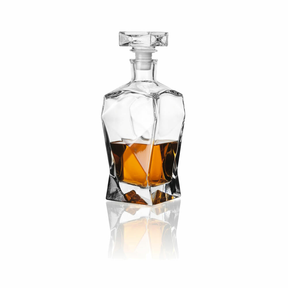 montana Whiskykaraffe :diamond, Karaffe, Whiskyflasche, Glas, Klar, 750 ml, 040833
