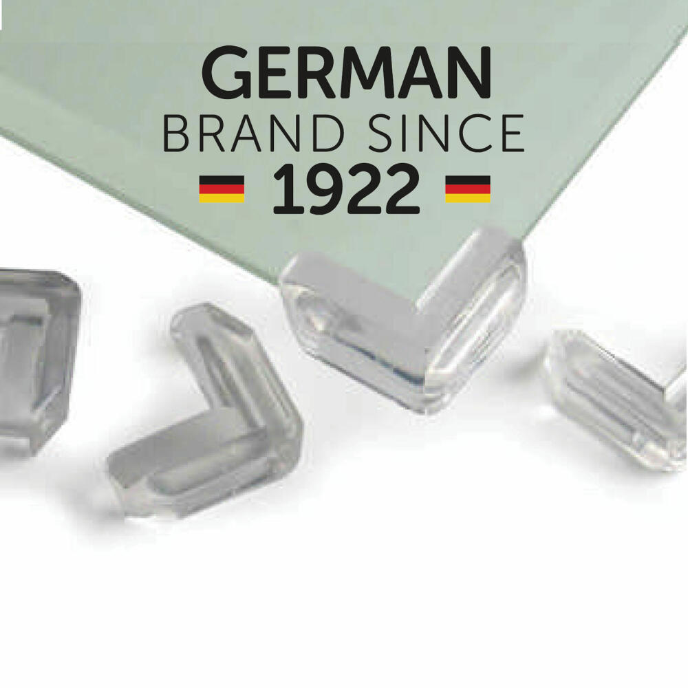 reer Eckenschutz Universal, 4er Set, Ecken Schutz, Stoßschutz, Kinder Sicherung, Transparent, 4904