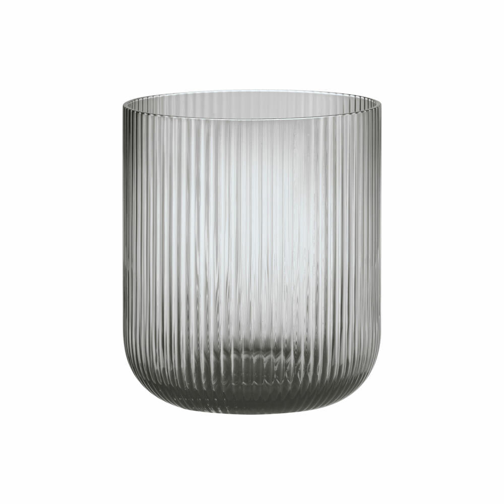 Blomus Lantern M Ven Smoke, Candle Holder, Tealight Holder, Glass, 15.5 cm, 66249