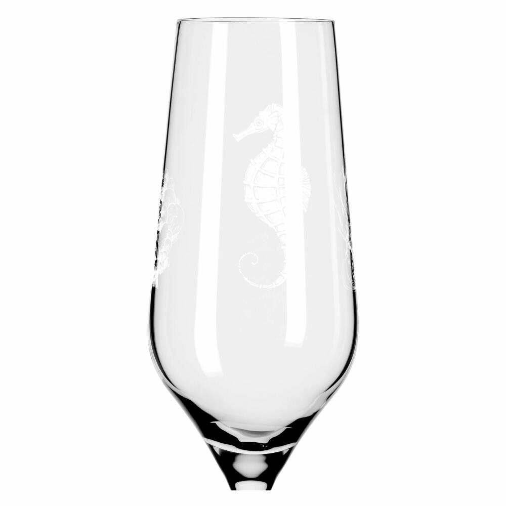 Ritzenhoff champagne glass set of 2 Oceanside 001, Romi Bohnenberg, crystal glass, 250 ml, 3851001