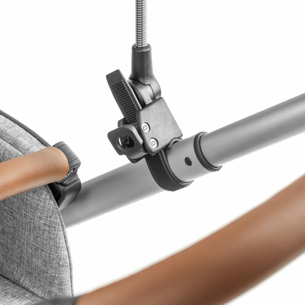 reer ShineSafe stroller parasol, sun umbrella, sun protection, UV protection, stroller, grey melange, 84181