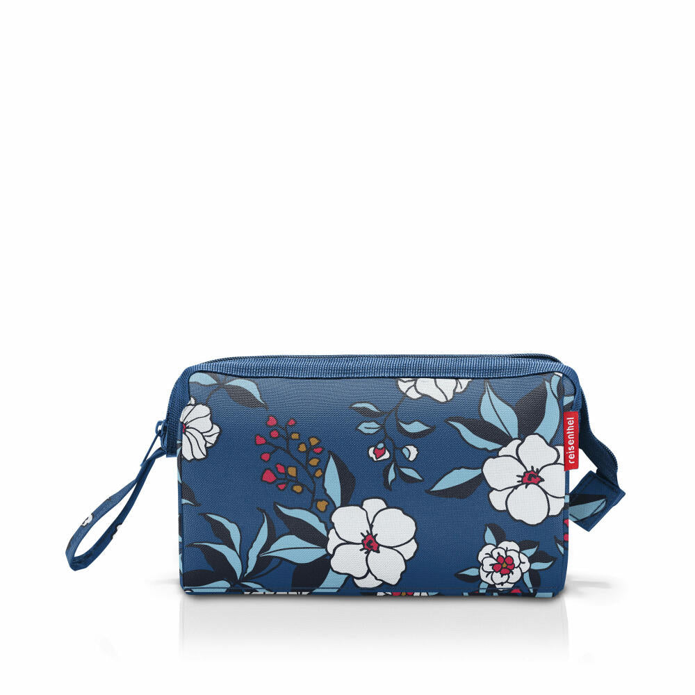 reisenthel travelcosmetic, beauty case, toiletry bag, cosmetic bag, Garden Blue, 4 L, WC4104