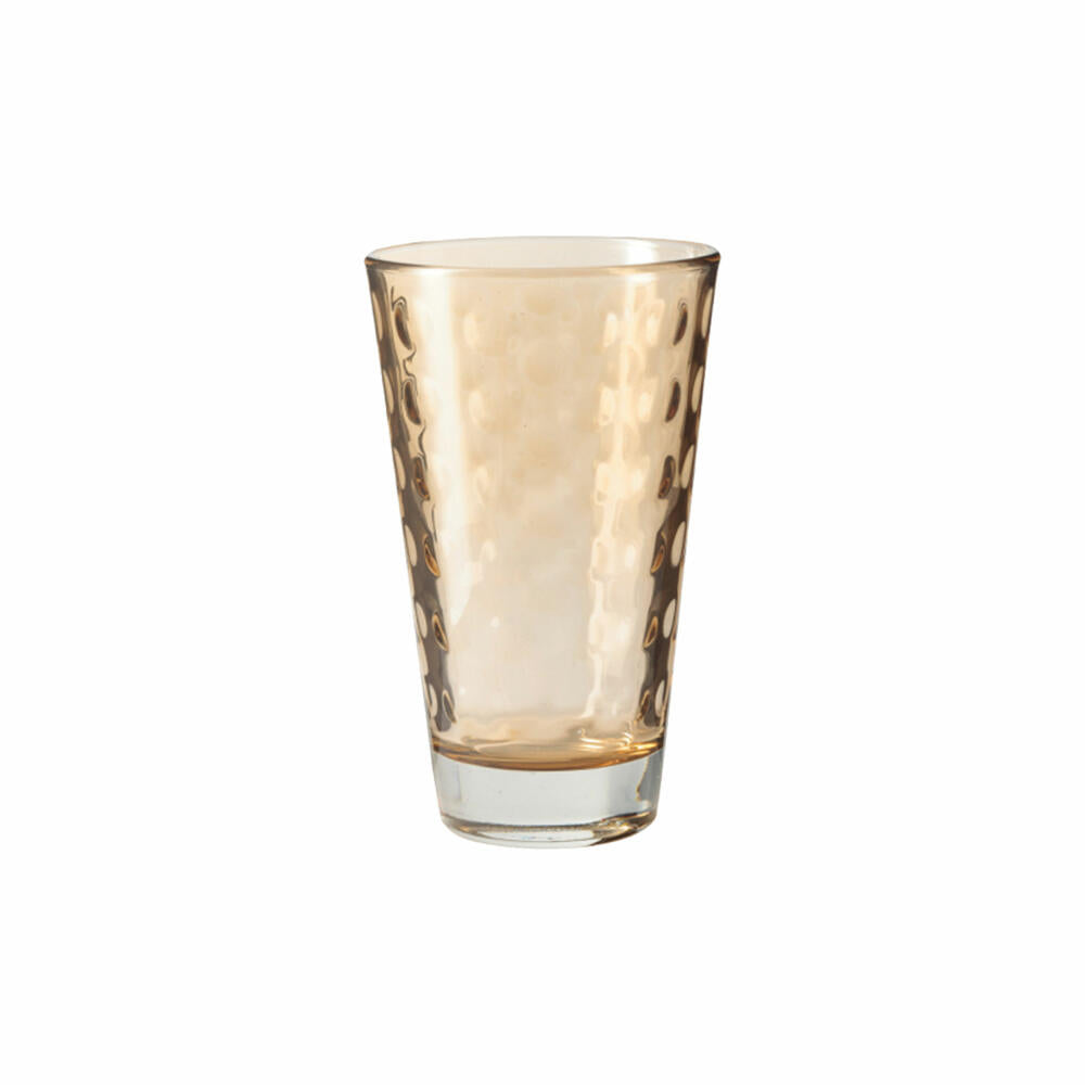 Leonardo Optic Longdrinkglas 6er Set, Cocktailglas, Trinkglas, Becher, Glas, Marrone, 200 ml, 14772