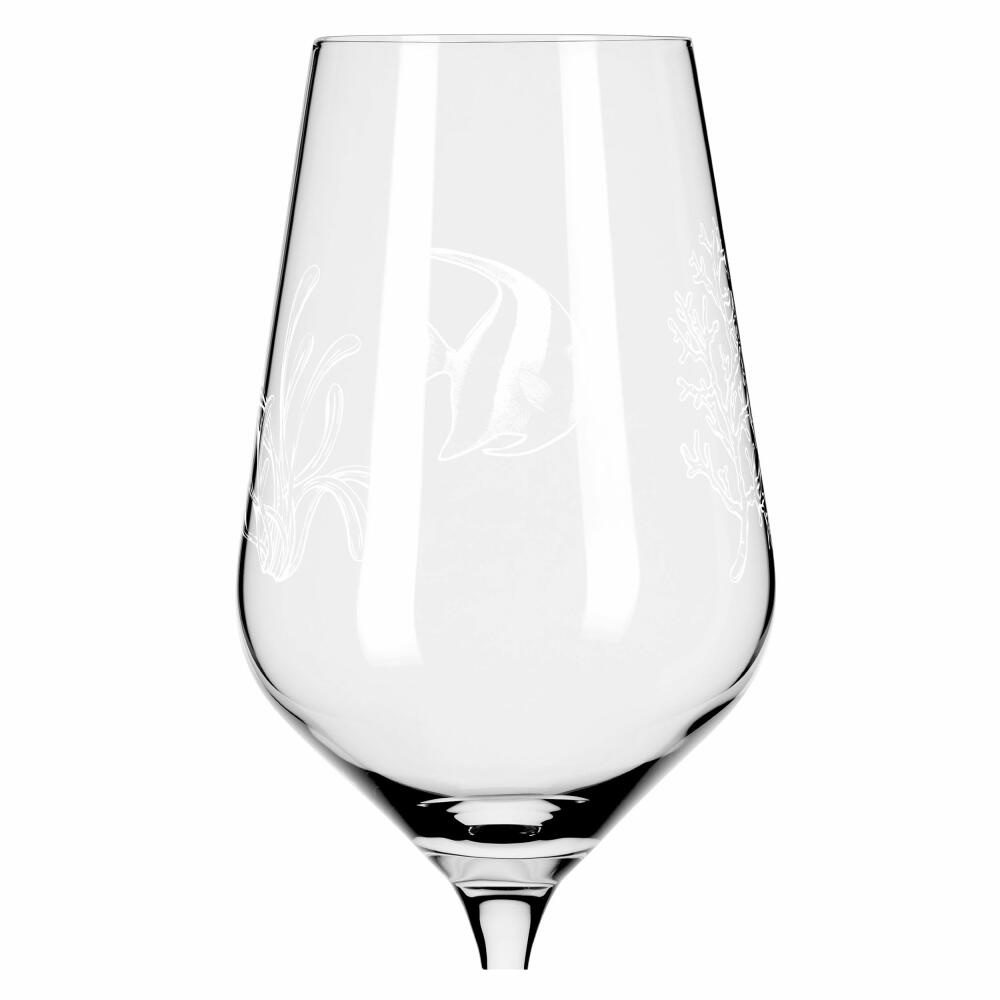 Ritzenhoff white wine glass set of 2 Oceanside 001, Romi Bohnenberg, crystal glass, 380 ml, 3821001