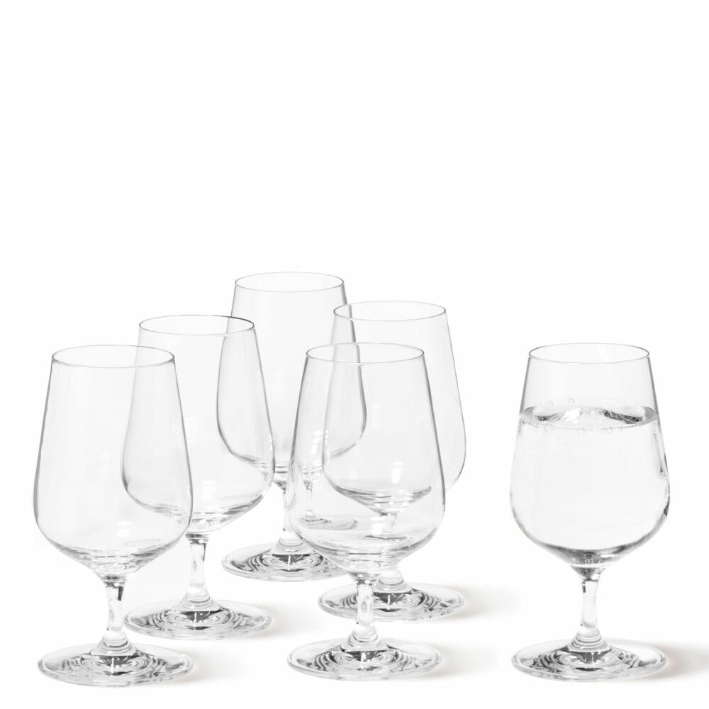 Leonardo Tivoli Wasserglas 6er Set, Wasser Trinkglas, Getränke Saftglas, Glas, 250 ml, 17093