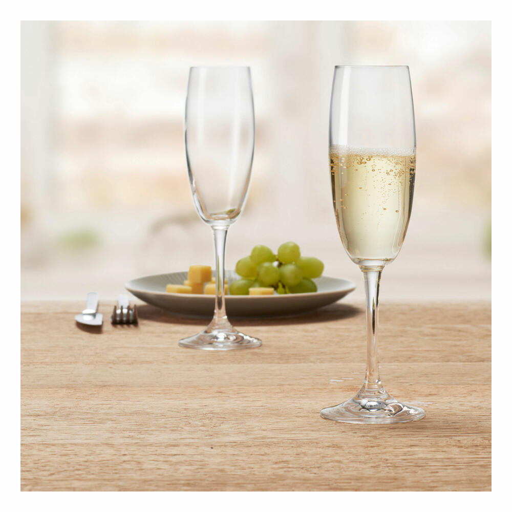 montana: :first+ champagne glass, set of 6, champagne glass, champagne flute, prosecco glass, champagne glass, 180 ml, 044447