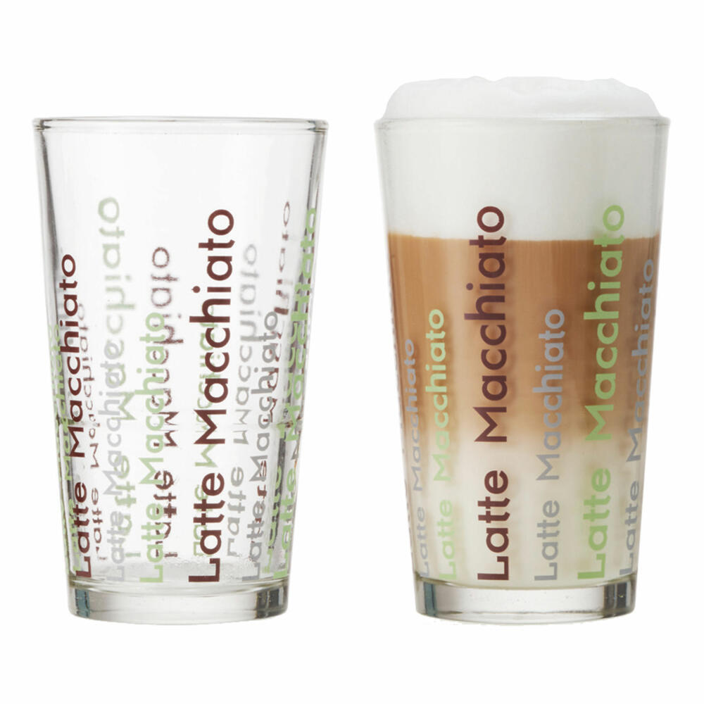 montana: :simply Latte Macchiato mug, coffee mug, coffee cup, coffee glass, glass mug, glass, 220 ml, 060999