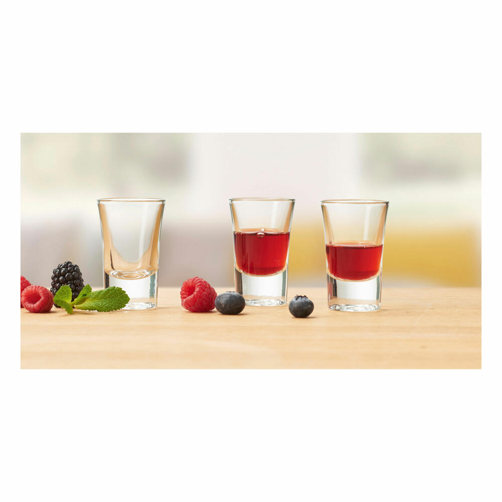 montana: :pure Stamper, set of 3, shot glass, shot glass, pin, glass, 35 ml, 042377