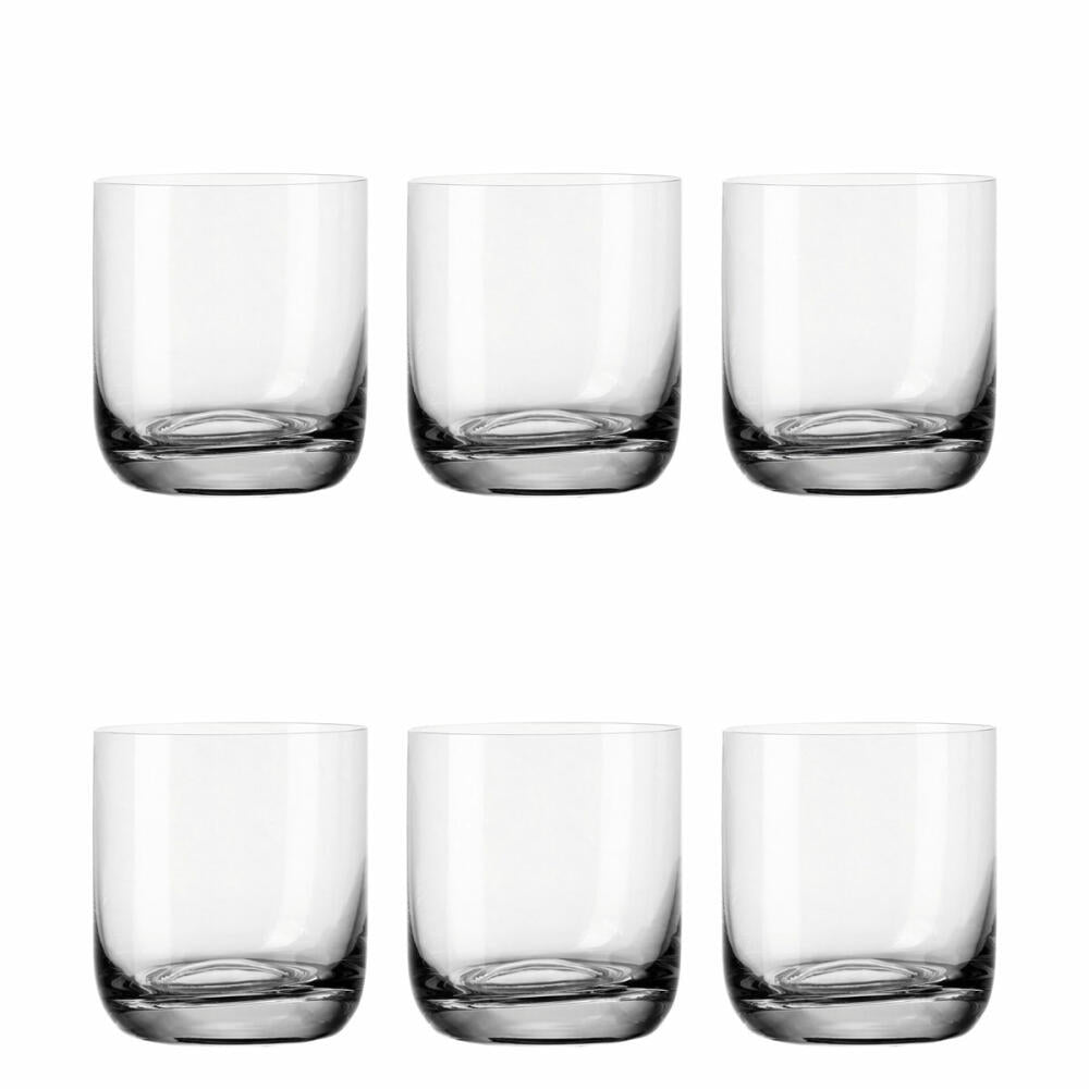 Leonardo Daily WH Mug Set of 6, Water Glass, Drinking Glass, Juice Glass, Drinking Cup, 300 ml, 17539