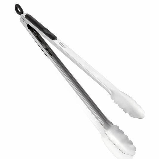 Leifheit kitchen and grill tongs ProLine, meat tongs, salad tongs, 41 cm, stainless steel, 3078