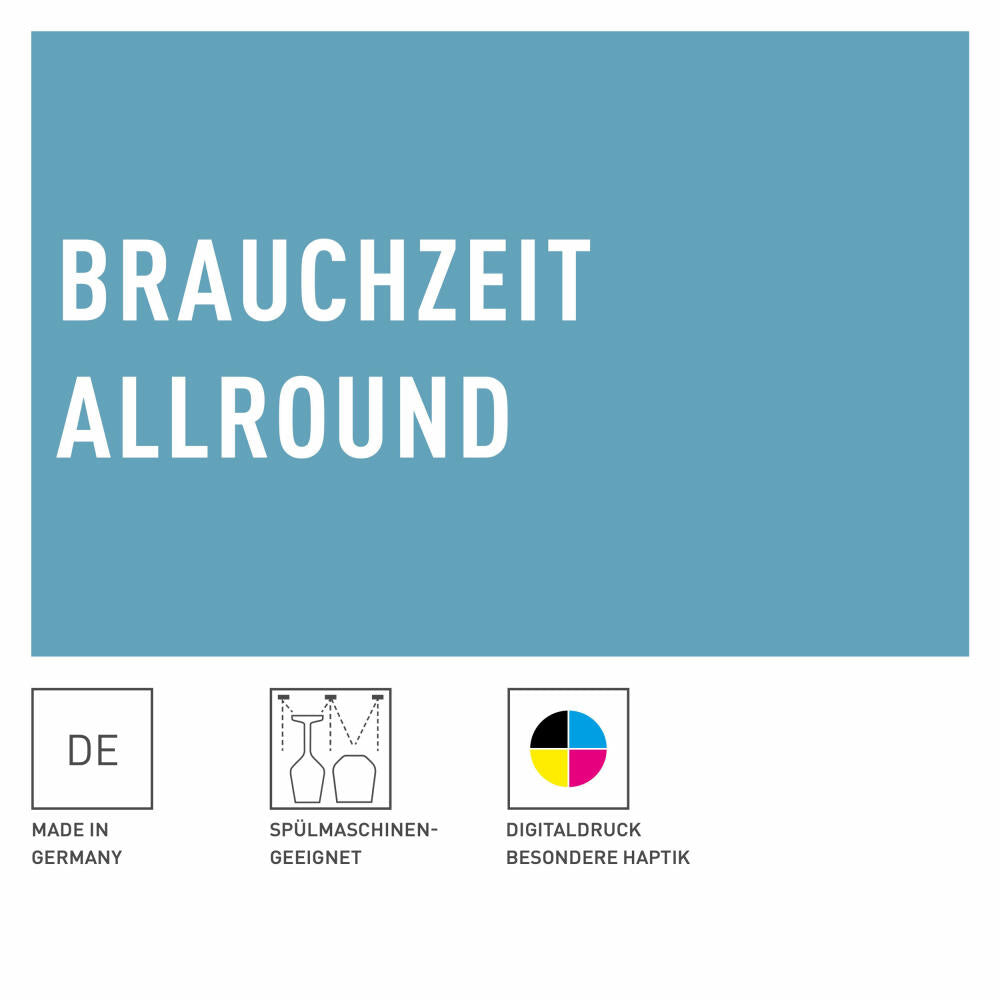 Ritzenhoff Allround-Glas 2er-Set Brauchzeit 003, Hatch, Kristallglas, 630 ml, 3781003