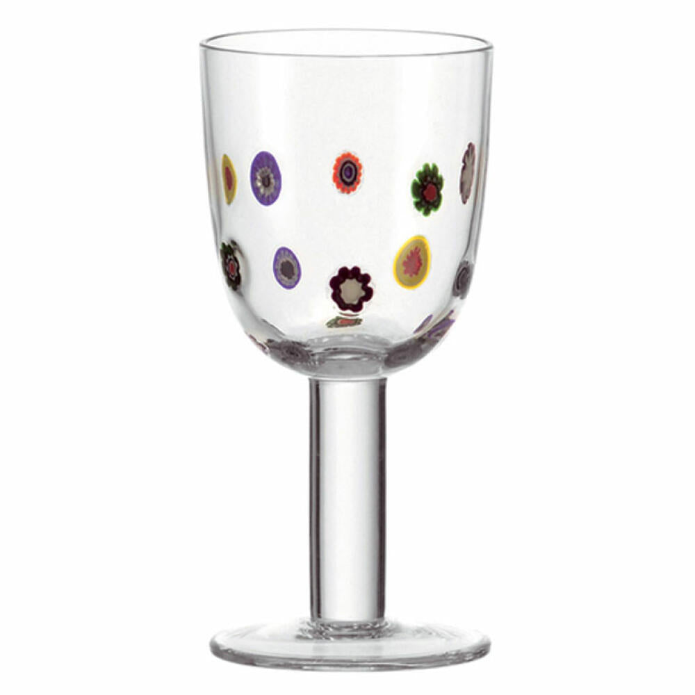 Leonardo Millefiori white wine set of 6, white wine glass, wine glass, wine goblet, glass, 350 ml, 17189