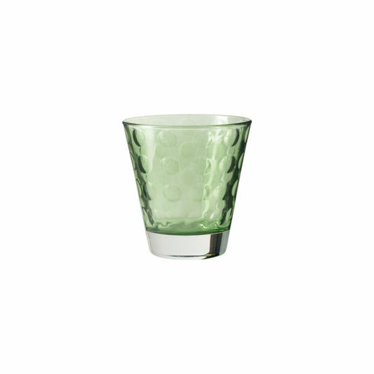Leonardo Optic Whiskeybecher 6er Set, Whiskey, Whisky Glas, Tumbler, Glas, Verde, 140 ml, 17994