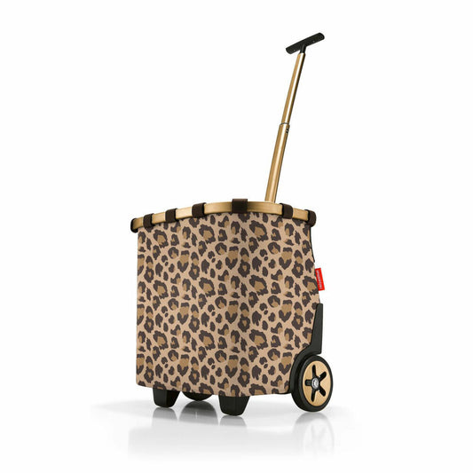 reisenthel carrycruiser, shopping trolley, polyester fabric, Frame Leo Macchiato, 40 L, OE6047