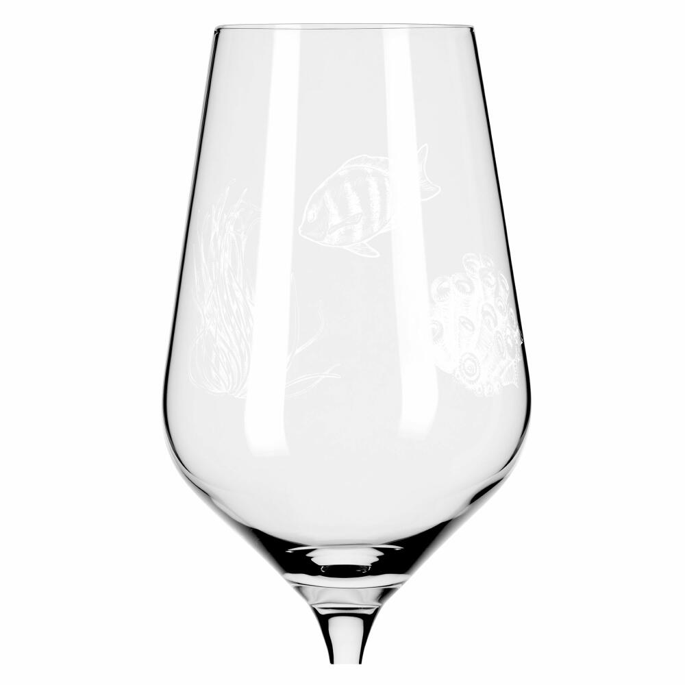 Ritzenhoff white wine glass set of 2 Oceanside 001, Romi Bohnenberg, crystal glass, 380 ml, 3821001