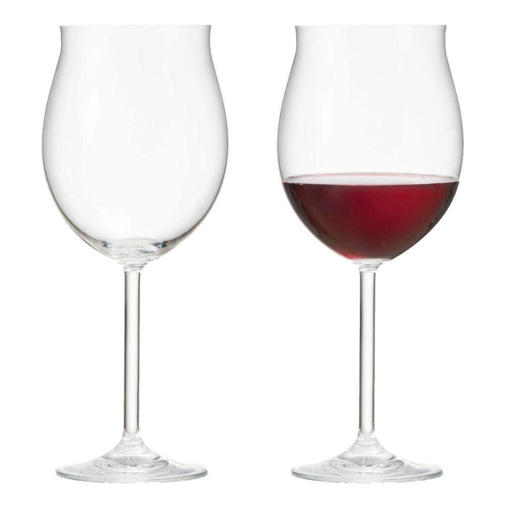 montana: :pure Burgundy glass, set of 6, Burgundy goblet, wine glass, wine goblet, red wine glass, glass, 190 ml, 042388