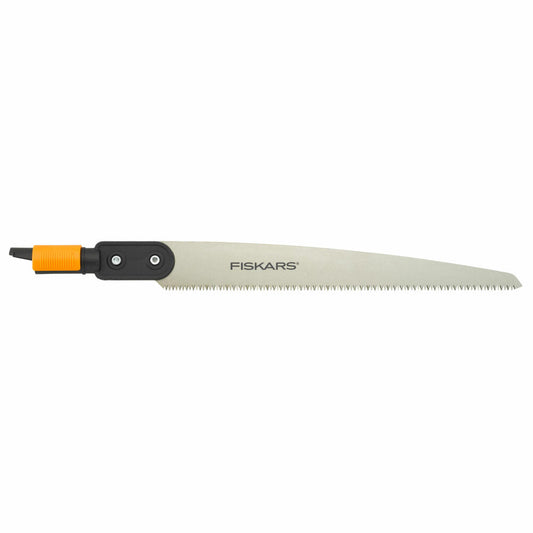 Fiskars QuikFit Astsäge, Baum Säge, Werkzeug, Gartenzubehör, Stahl, Schwarz / Orange, 52 cm, 1000692